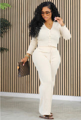 Two piece casual pant set